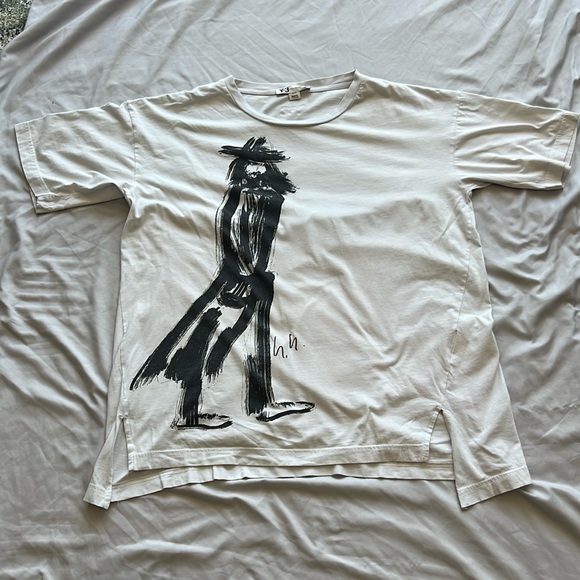 Y-3 Yamamoto Sketch Tee - Picture 1 of 7